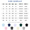 Camiseta de Algodón Puro de Ajuste Holgado, Hilo Doble, Talla Estándar Us 230g Transfronteriza, Talla Grande Oversize, Cuello Redondo, Manga Corta
