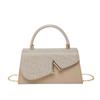 2026 Novo Estilo Simples e Minimalista Design de Nicho Moda Casual Bolsa Quadrada Pequena Elegante Bolsa Transversal de Ombro Feminina