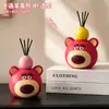 Adorno de Aromaterapia sin Llama Oso de Fresa, Decoración Moderna para el Hogar, Eliminación de Olores de Larga Duración, Decoración de Ambiente para Dormitorio y Oficina