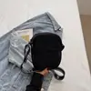 Bolsa Pequena Transversal Simples Portátil Off-White de Cor Clara Suave com Múltiplos Bolsos para Trabalhadores de Escritório e Meninas para o Deslocamento de Fim de Semana e Compras