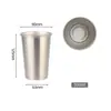 Caneca de Cerveja de Aço Inoxidável 304 Transfronteiriça, Caneca de Café, Copo de Água, Barra de Churrasco ao Ar Livre, Caneca Portátil de Acampamento, Fabricante, Atacado