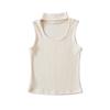 Deseo Puro Chica Caliente Maquinando Halter Hueco Color Sólido Chaleco de Verano para Mujer 2024 Nuevo Sin Mangas Top Corto para Mujer