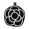 Cojín de Asiento de Coche de Camelia Invierno Felpa Estampado para Coche Cojín de Tres Piezas para Coche Universal para las Cuatro Estaciones Mujeres
