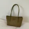 Otoño 2026 Nuevo Bolso de Mujer Estilo Coreano Alta Apariencia Color Sólido Bolso Grande Bolso de Hombro Gran Capacidad Bolso Tote Relajado