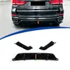 Adecuado para el modelo BMW X5 F15 Black Warrior 2014-2019, con luces LED, un difusor trasero de material ABS y un acabado en negro brillante