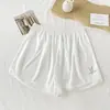 Nuevos Pantalones Cortos de Seguridad de Seda de Hielo de Talla Grande para Mujer, Verano Delgados con Encaje Anti-Exposición, Pantalones Largos de Abrigo Sueltos Transpirables