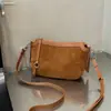 Bolsa de Couro de Vaca Fosco Estilo Coreano High-End Retrô em Forma de Meia-Lua para Uso Casual no Dia a Dia Textura Simples de Ombro Único Transversal Sob o Braço