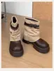 Botines de mujer para aumentar la altura, diseño de otoño, negros, versátiles, modernos, de suela gruesa, botas Martin estilo slip-on y con hebilla de cinturón, 2026
