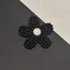 Zuecos de Flor con Perlas Estilo Xiaohongshu, Zapatos de Ballet con Lazo Sencillo, Hebilla de Zapato Desmontable DIY de Perlas