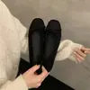 Almohada Blanca Grulla Francesa Plana Pequeña Rojo Zapatos de Boda Zapatos Individuales Zapatos de Mujer 2026 Nuevo Primavera Verano Otoño Lazo Ballet