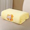 Bebé bebé recién nacido baño súper suave y cómodo vellón de coral absorbente de secado rápido sin pelusa toalla de baño unisex