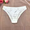 Pantaletas de Satén Sedoso Transfronterizas Europeas y Americanas Más Vendidas para Mujer, Textura Similar a la Seda, Tangas Sexys de Encaje, Transpirables y Cómodas
