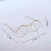 Venta directa nudo americano cerdo ob11 muñeca confundida marco de gafas colgante gafas de muñeca muñeca de arcilla confundida juguete
