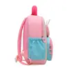 Mochila infantil para pré-escola, idades 2-5, para meninos e meninas, com um design de desenho animado fofo, um pequeno motivo de coelho e é ultraleve
