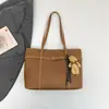 Bolsas de Mujer Transfronterizas 2026 Nuevo Estilo Coreano Bolso Tote de Gran Capacidad Bolso de Mano Retro Casual de Moda para Viajar Bolso de Hombro
