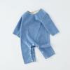 Mameluco de Velvete Doble Cara para Bebé, Ropa Interior sin Costuras, Ropa Cálida de Otoño e Invierno para Recién Nacidos, Pijama Base, Ropa para Bebé