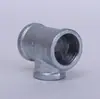 Suministro Directo de Fábrica de Accesorios para Tubería de Acero Galvanizado Caliente Ma 100 Diámetro Igual Tes de Fontanería Ferretería de Incendios Conector de Rosca para Tubería