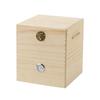 Caja de madera moderna y sencilla para embalaje de té, higrómetro para almacenamiento de té, embalaje de té a granel