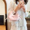 Bolso de Hombro Casual de Moda para Mujer 2025 Verano Nuevo Retro Marea Gran Capacidad Lazo Bolso de Moda Bolso de Mujer para Viajero