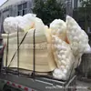 Ventas Directas de Fábrica Bola de Esponja Blanca Bola Redonda Cubierta de Tela Pelota Esponja de Playa Pelota Núcleo de Filtro