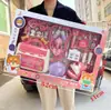 Casa de juegos para niños simulación de cocina comida juguetes de cocina niños y niñas agencia de intercambio de puntos inscripción caja de regalo traje