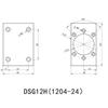 Instalación de Conversión de Tornillo de Bola Bloque de Tuerca DSG Rodamiento de Soporte de Tornillo de Tuerca Fija 3205 2505 2005