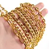Acero de Titanio No se Desvanece Cadena Gruesa Cadena Cubana Collar para Hombres y Mujeres, Lujo Ligero Hip-Hop Punk Versátil Cadena de Clavícula de Gama Alta