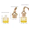 Tapa de Cinco Líneas Colorida Cilíndrica Diamante Piña Botella Vacía 8ml Perfume Aromaterapia Aceite Esencial Colgante de Coche Wang Cong Aromaterapia de Interior