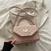 Bolso Monograma Vintage de Bloques de Color para Mujer 2026 Nuevo Bolso de Mano de Moda de Nicho Bolso Cuadrado Pequeño Bolso de Hombro Correa Ancha Bolso Cruzado
