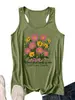 Madres plantan semillas Amazon eBay sitio independiente moderno y elegante camiseta sin mangas para mujer para comercio exterior