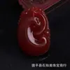 Direto da fábrica de ágata calcedônia Fushou Ruyi pingente de jade dos homens e mulheres pingente de jade artesanato de jade atacado