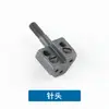 380 itens Conjunto de agulhas de três agulhas Máquina de costura ponto corrente 1/4 Conjunto de agulhas em arranjo triangular Placa de agulhas Dentes Calcador Agulha