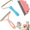 Escova de depilação para animais de estimação multifuncional dispositivo de depilação para animais de estimação raspador de pêlos para cães dispositivo de depilação tapete escova pegajosa dispositivo de degola de pêlos