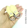 Accesorios Pequeños para Modificación de Bolsos: Bucles Laterales de Cuero, Anillos Colgantes de Cuero con Forma de Hoja, Herrajes para Bolsos