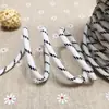 (Sin Punta de Plástico) Alta Calidad Punto 108 Colores 5mm Puntos Blancos Saltantes Cuerda Redonda de Poliéster Hilado en Núcleo Cuerda para Ropa Sombrero Pantalones