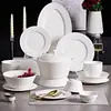 Tazón de Cerámica Jingdezhen Personalizado Juego de Plato y Tazón Blanco Puro con Relieve Francés Hogar Nuevo Juego de Plato y Tazón 2026