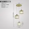 Lustre de restaurante 6 novas lâmpadas de luxo minimalista estilo italiano para mesa de ilha e mesa de jantar, luminárias Zhongshan, aço carbono