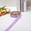 Fita Inglesa com Letras Florais para Presente 2,5cm Buquê de Flores 1,0cm Fita para Embalagem de Flores Loja de Flores Loja de Bolos Fita para Embrulho de Flores