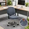 Funda Elástica de Polar de Color Sólido para Silla Dividida, Funda para Silla de Punto de Grano de Maíz a Prueba de Polvo, Directamente del Fabricante