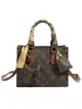 Bolso de Mano de Moda 2025 Nuevo Estilo Estampado de Alta Gama Bolso Cruzado Elegante Versátil Casual Bolso de Hombro Bolso de Mujer Retro