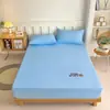 Sábanas bajeras de color sólido seleccionadas, fundas bajeras cepilladas, fundas protectoras lavables, fundas de almohada, sábanas bajeras, protectores de colchón Simmons, sábanas bajeras con estampado por calor