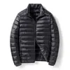 Nueva chaqueta ligera de plumón con capucha para invierno 2022 para hombre, moderna, casual, delgada, de plumón de pato, chaqueta cálida