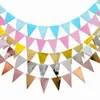La sala de bodas está decorada con banderines dorados de cinco estrellas, vestido de fiesta de cumpleaños, flor de papel para tirar, decoración de fondo para fiesta de adultos, banderín para tirar