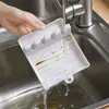 Estante para espátulas mesa estante multiusos para tapas de cocina montado en la pared de pie almacenamiento sin perforaciones escritorio plástico simple blanco