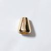 Hebilla de cuerda para colgar de aleación de zinc de fábrica para chaqueta de plumón, sombrero, suéter deslizante, cuerno de metal, campana colgante de metal al por mayor