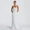 Vestido Longo Strapless Patchwork de Renda Sexy e Elegante 2026 para Mulheres, Novo Estilo Outono Puro Desejo Slim-Fit