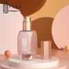 Nova Frasco de Base Essência 30ml Vidro Quadrado Transparente Fosco Embalagem Cosmética Engarrafada Material