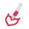 Anillo de tracción para decoración de coche JDM, anillo colgante, manija de amor para coche, modificación de cola de coche, colgante de cola con forma de diablo para coche