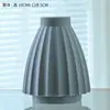 Vaso Pequeno de Plástico Branco para Desktop Escandinavo Arranjo de Flores para Casa Decoração Criativa Simples para Sala de Estar Frascos Ornamentais