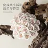 Amor Eterno Portaincienso y Base Difusora de Cerámica con Flor Hecha a Mano para Decoración del Hogar y del Coche